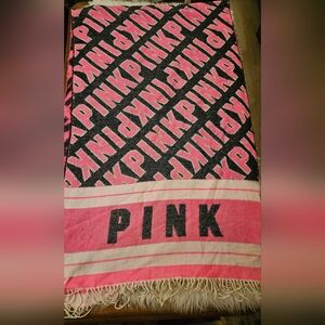 Victoria’s Secret PINK Oversized Logo Blanket Scarf